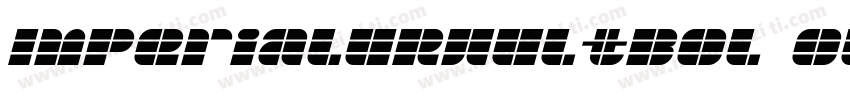 ImperialURWUltBol Oblique字体转换